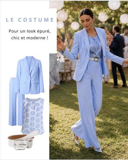 Elegant and modern pantsuit